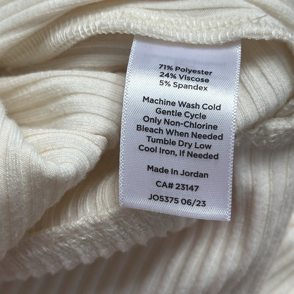 Haven Well Within Velour Ribbed Funnel Neck Pullover small - Picture 5 of 8